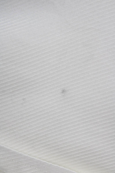 Paul Fredrick Mens Cotton Collared Long Sleeve Button Down Shirt  Top White Size