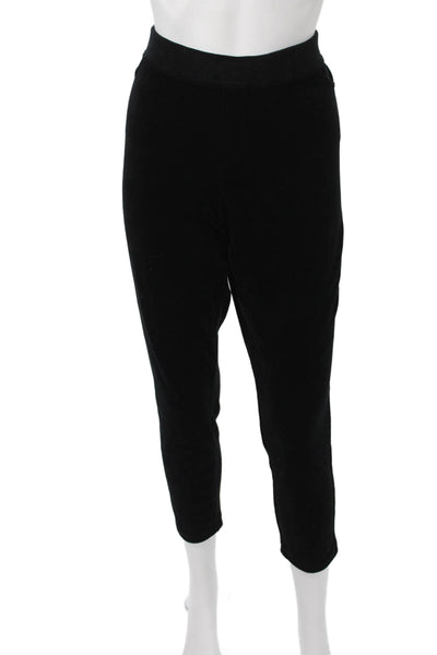 Juicy Couture Women Cropped Sweatpants Black Size XL