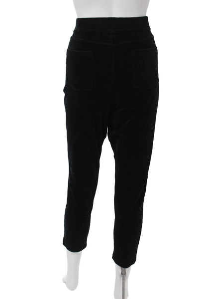 Juicy Couture Women Cropped Sweatpants Black Size XL