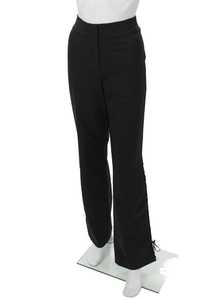 Cambio Womens Dress Pants Black Drawstring 30in Inseam Size 14
