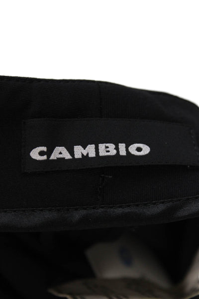 Cambio Womens Dress Pants Black Drawstring 30in Inseam Size 14