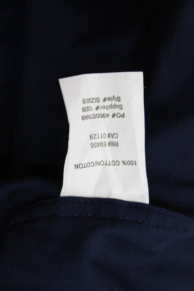 Michael Kors Boys Short Sleeve Button Down Casual Shirt Navy Size 14
