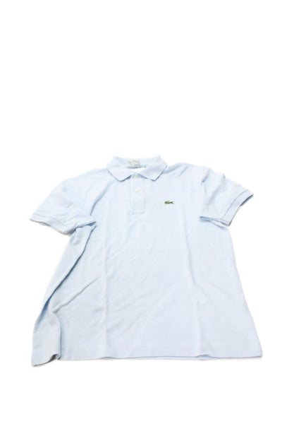 Lacoste Boys Short Sleeve V-neck Polo T-shirt Blue Size 04