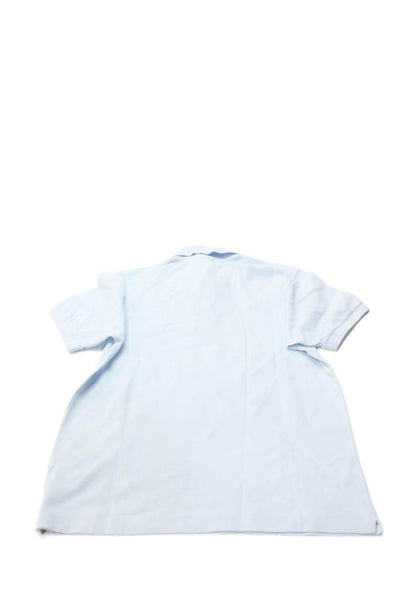 Lacoste Boys Short Sleeve V-neck Polo T-shirt Blue Size 04