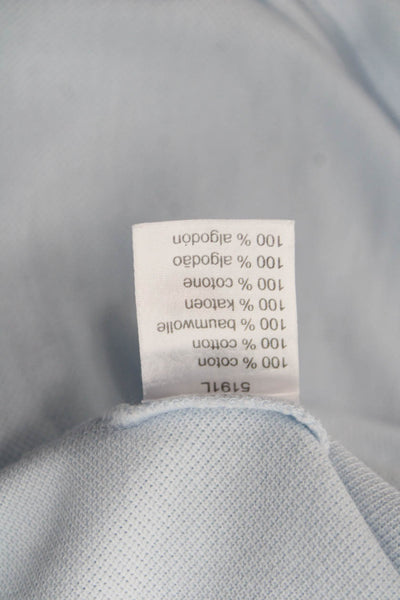 Lacoste Boys Short Sleeve V-neck Polo T-shirt Blue Size 04