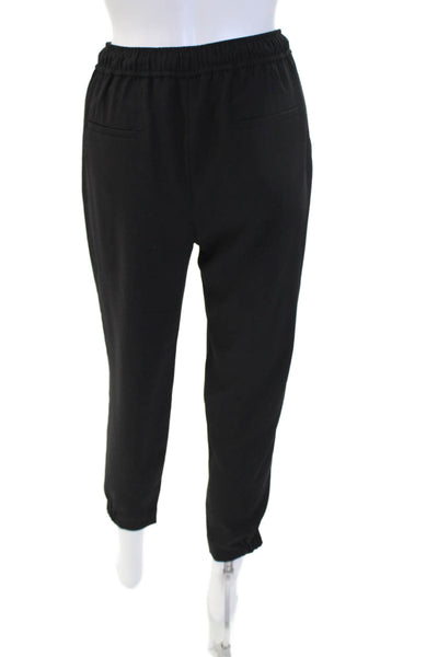 R Label The Reset Womens Jogger Sweatpants Black Drawstring Polyester Size S