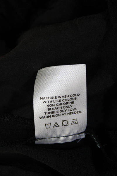R Label The Reset Womens Jogger Sweatpants Black Drawstring Polyester Size S