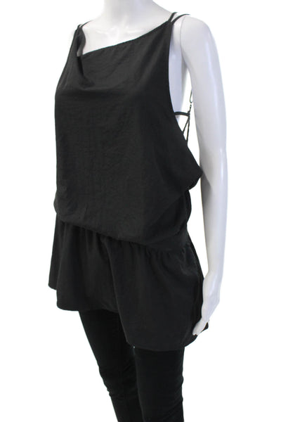 One X One Teaspoon Women Black Sleeveless Camisole Tunic Boho Size S