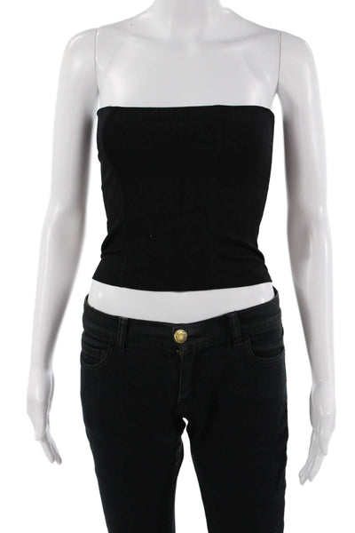 Bumpsuit Womens Solid Stretch Postpartum Belly Band Black Size M