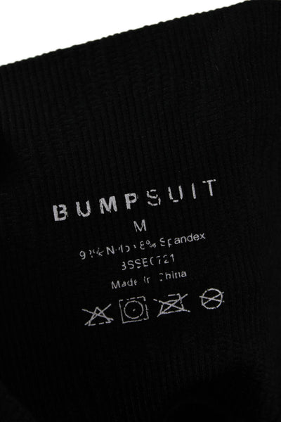 Bumpsuit Womens Solid Stretch Postpartum Belly Band Black Size M