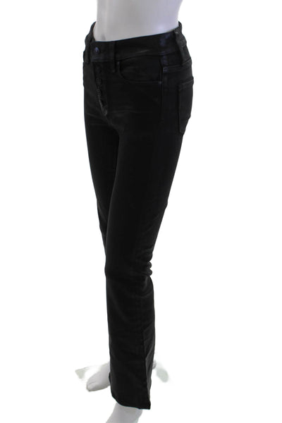 Paige Women Black Bootcut Flared Jeans Size 25