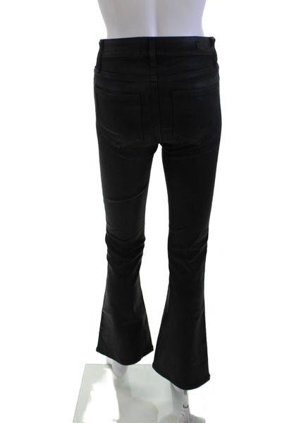 Paige Women Black Bootcut Flared Jeans Size 25