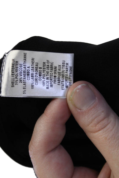 Milly Womens Straight Pencil Mini Skirt Black Size 2