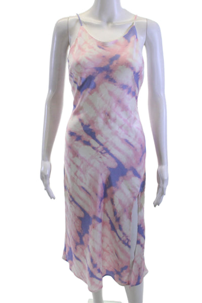 ASTR Womens Slip Dress Pink Midi Sleeveless 100% Polyester 90s Size XS