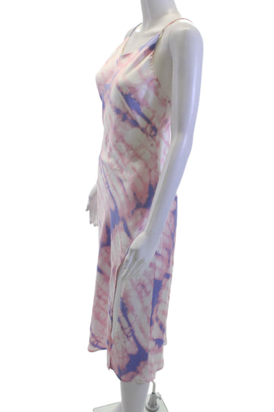 ASTR Womens Slip Dress Pink Midi Sleeveless 100% Polyester 90s Size XS