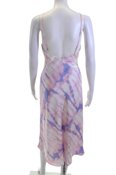 ASTR Womens Slip Dress Pink Midi Sleeveless 100% Polyester 90s Size XS