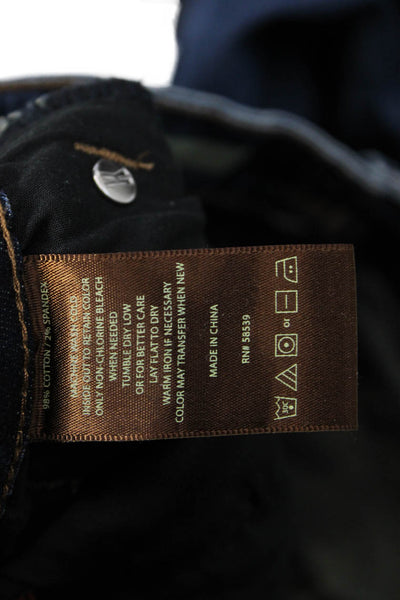 KUT from the Kloth Womens Skinny Ankle Jeans Dark Blue Size 2