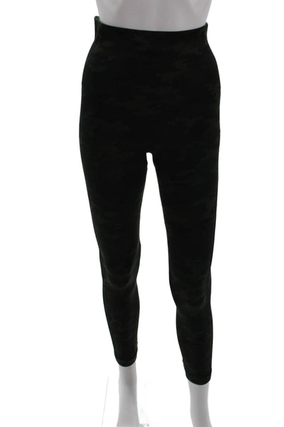 Spanx Women Ankle Jegging Black Camouflage Nylon Size M