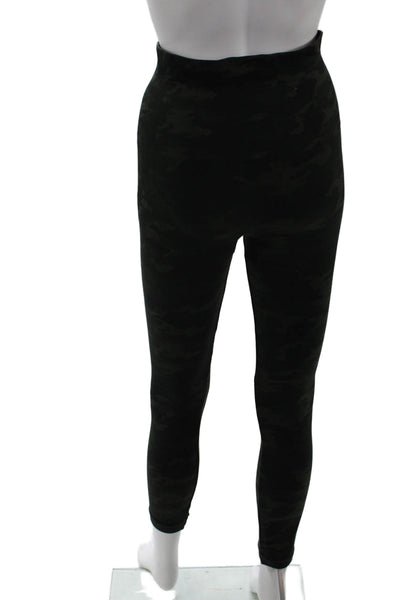 Spanx Women Ankle Jegging Black Camouflage Nylon Size M