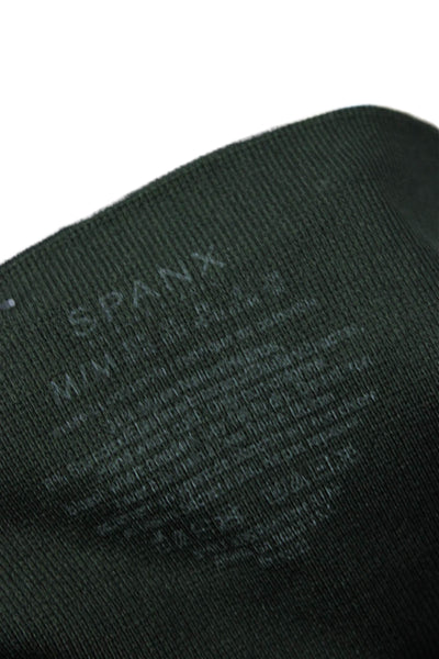 Spanx Women Ankle Jegging Black Camouflage Nylon Size M