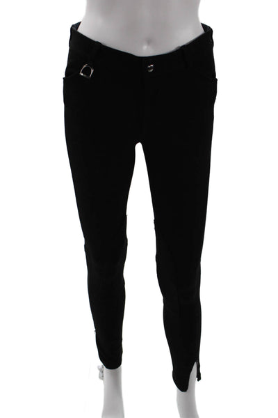 Ralph Lauren Blue Label Womens Ankle Jeggings Black Designer Size 4