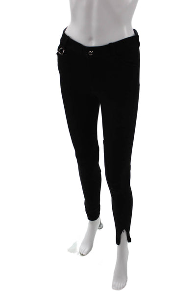 Ralph Lauren Blue Label Womens Ankle Jeggings Black Designer Size 4