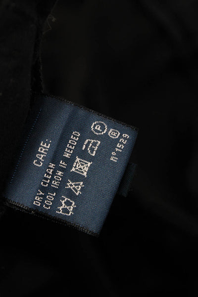 Ralph Lauren Blue Label Womens Ankle Jeggings Black Designer Size 4