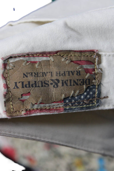 Denim & Supply By Ralph Lauren Unisex Skinny Jeans Beige Size 28