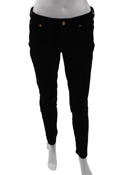 7 For All Mankind Women Black Jeggings Size 28
