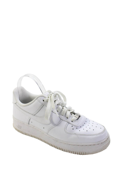 Nike Womens Lace Up Lined Casual Sneakers White Size 7