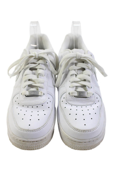 Nike Womens Lace Up Lined Casual Sneakers White Size 7