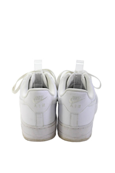 Nike Womens Lace Up Lined Casual Sneakers White Size 7