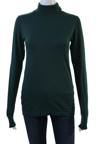 Athleta Unisex Green Turtleneck Pullover Sweater Long Sleeve Size M