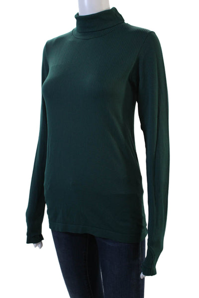 Athleta Unisex Green Turtleneck Pullover Sweater Long Sleeve Size M
