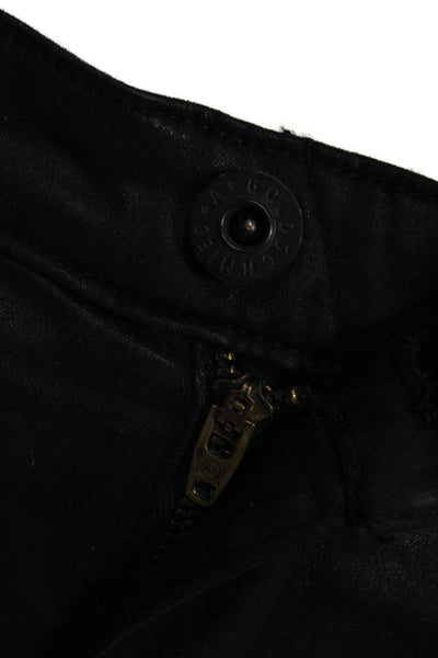 Adriano Goldschmied Women Skinny Biker Black Jeans Size 27