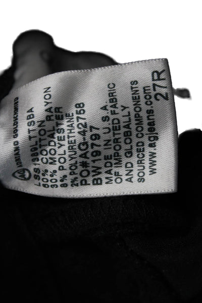 Adriano Goldschmied Women Skinny Biker Black Jeans Size 27