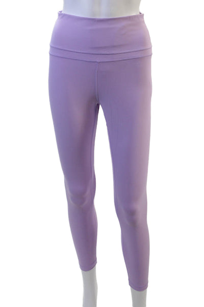 CRZ Yoga Women Purple Ankle Leggings Nylon Size S