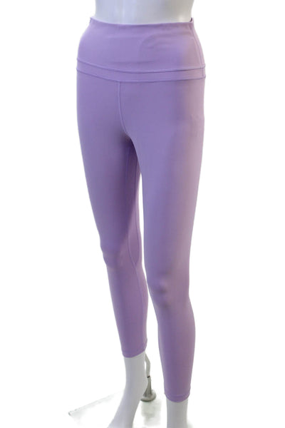 CRZ Yoga Women Purple Ankle Leggings Nylon Size S