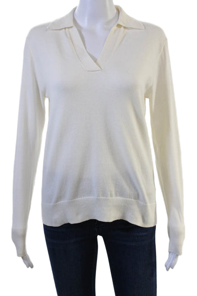 J Crew Womens Pullover V Neck Cotton Long Sleeve Sweater Size XS