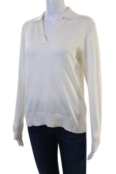 J Crew Womens Pullover V Neck Cotton Long Sleeve Sweater Size XS