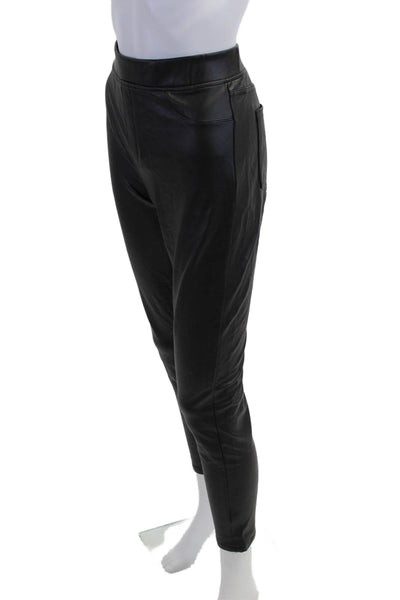 Sanctuary Womens Ankle Cropped Biker Pants Black Size M