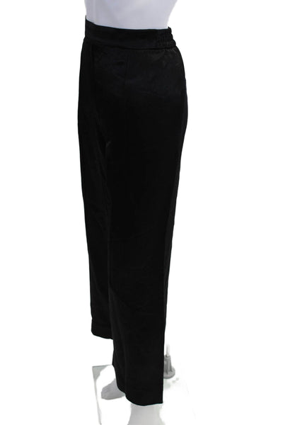 COS Womens Cropped Dress Pants Black 100% Acetate Size 10