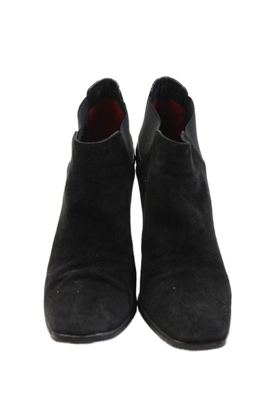 Cesare Paciotti  Womens Pointed Toe Slip On Wedge Heels Black Size EUR 39
