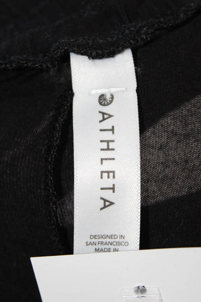 Athleta Womens Jogger Sweatpants Black Tencel Lyocell Spandex Size M