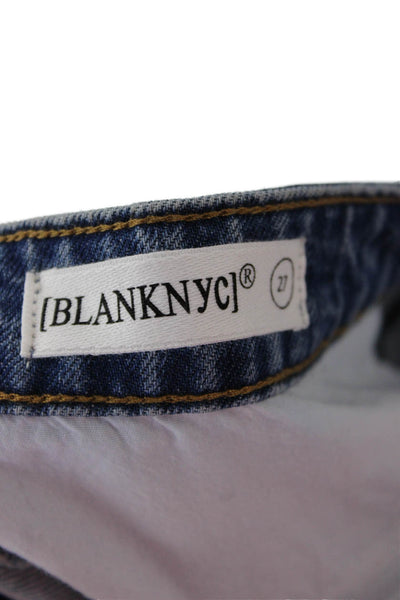 BLANKNYC Women A-Line Midi Skirt Dark Blue Size 27
