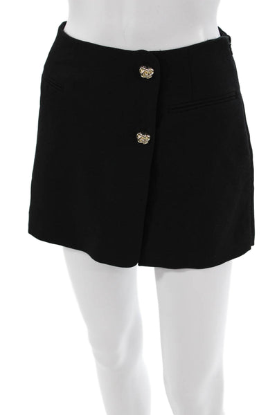 Zara Women Mini Skort Black Size XS