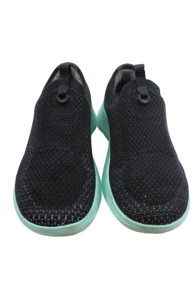 Allbirds Women's Round Toe Breathable Slip-On Sneakers Black/Blue Size 9