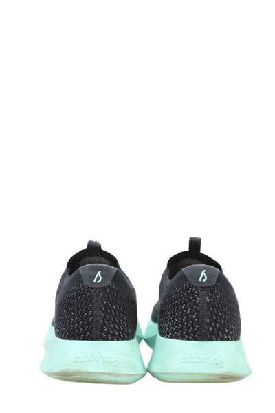 Allbirds Women's Round Toe Breathable Slip-On Sneakers Black/Blue Size 9