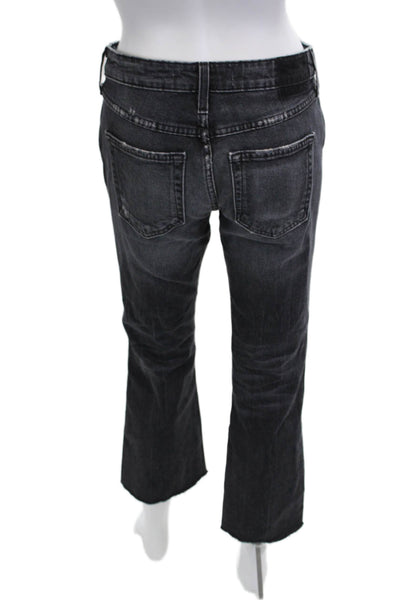 Amo Womens Dark Gray Cropped Jeans Size 26