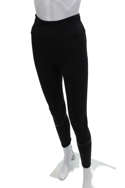 Lilybod Women Ankle Jeggings Black Polyester Spandex Blend Size S
